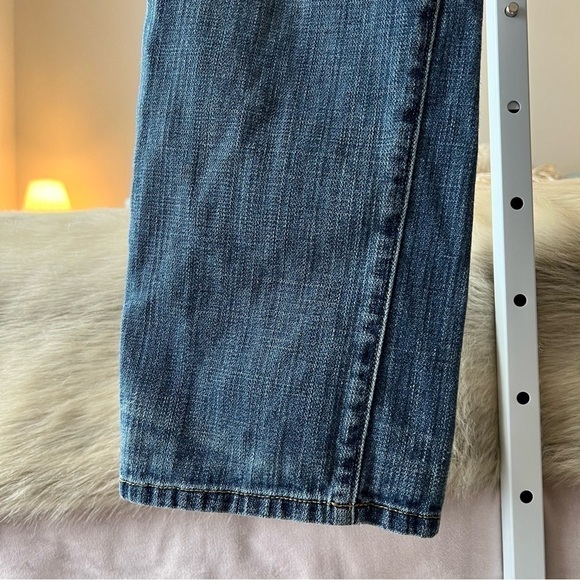 CULTURED REVOLUTION Kennedy Destroyed Jeans 36 Studded American Flag Blue Ripped - Picture 5 of 17